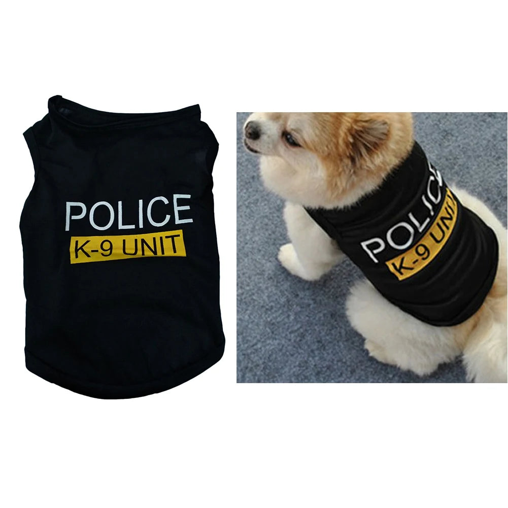 Police Vest Puppy T-shirt