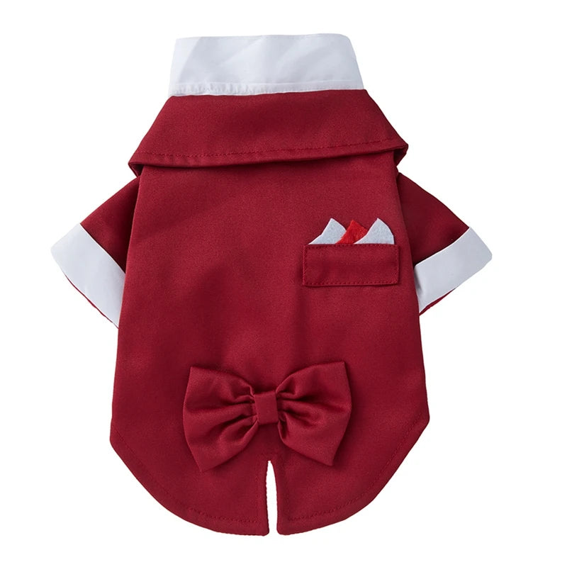 Wedding Shirt Tailcoats With Bow