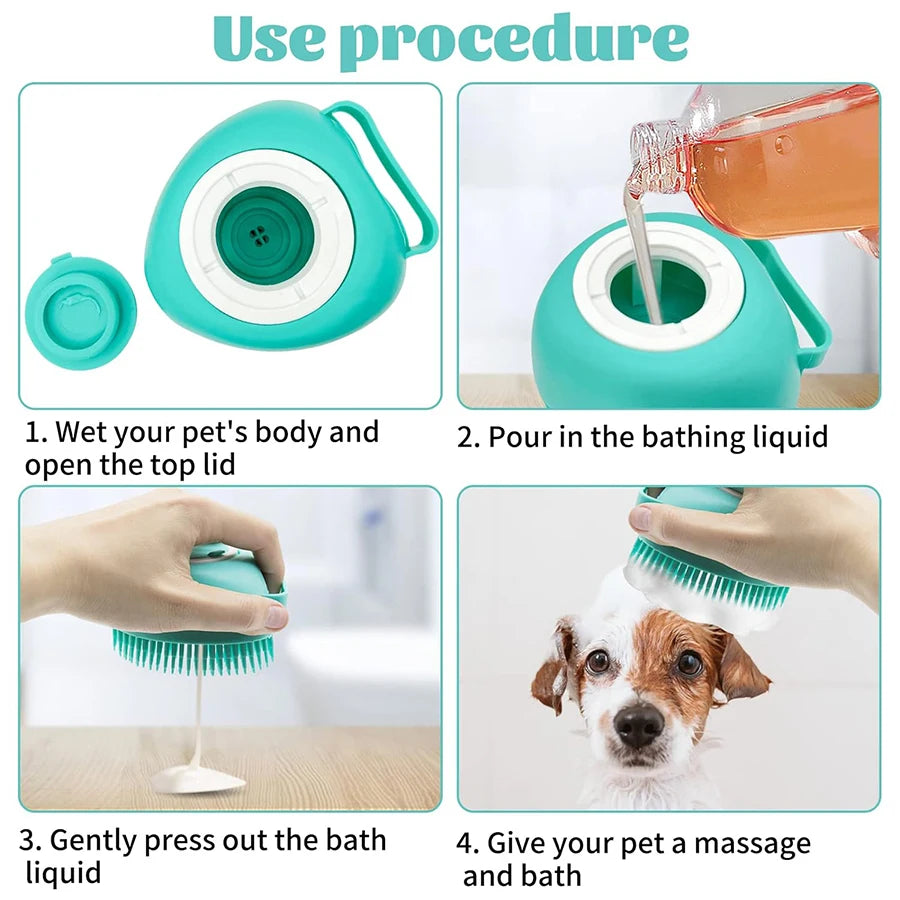 Shampoo Silicone Brush