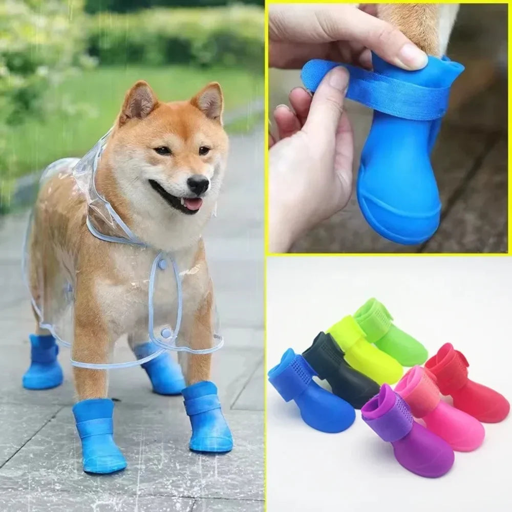 Anti-slip Rubber Rainshoe