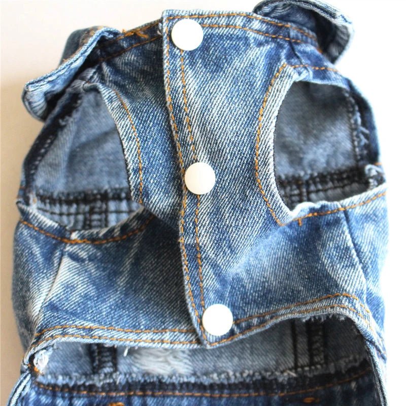 Denim Jacket for Small Dogs