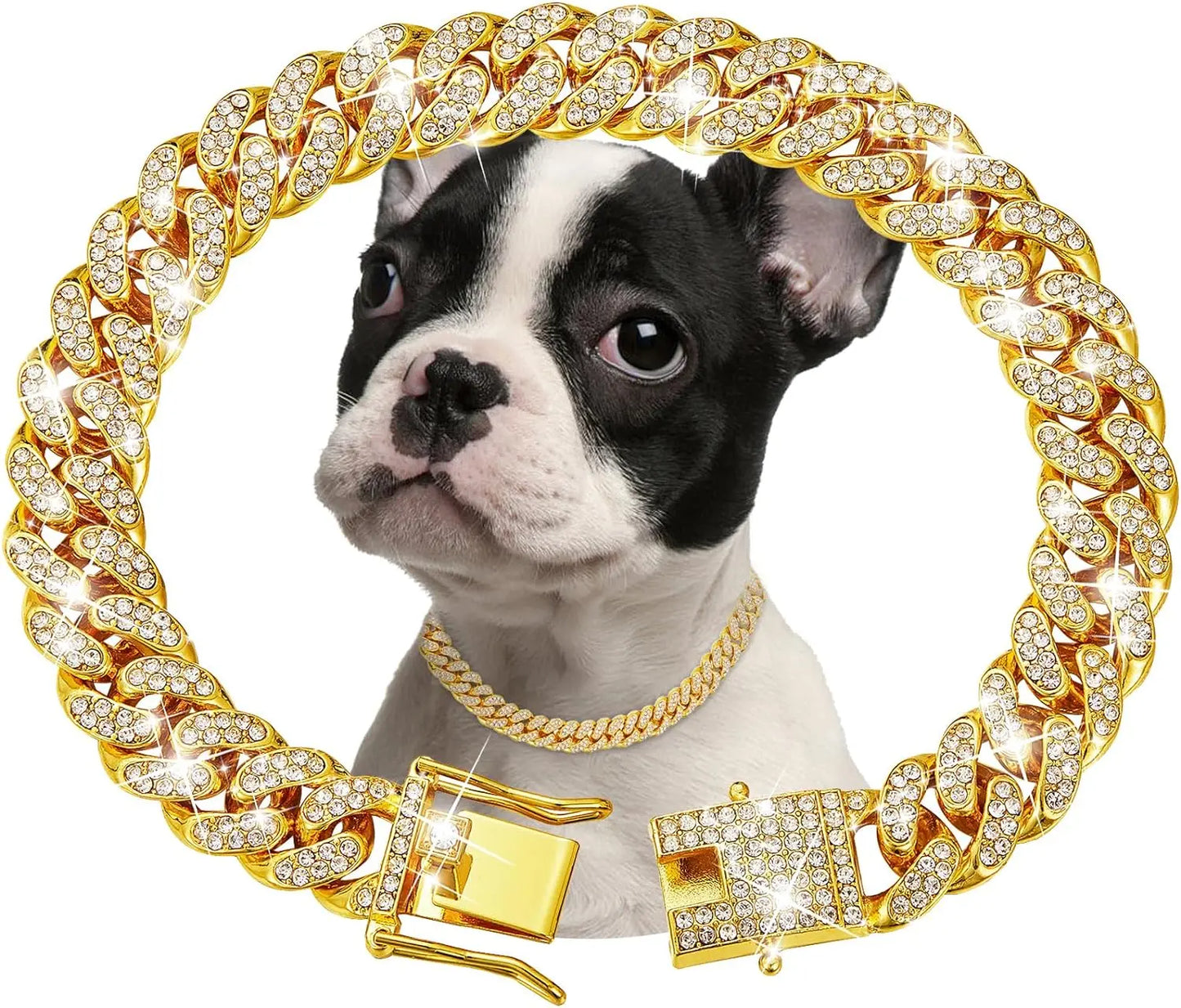 Luxurious Dog Chain Collar