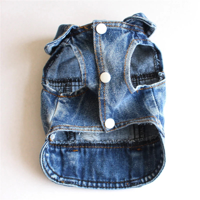 Denim Jacket for Small Dogs