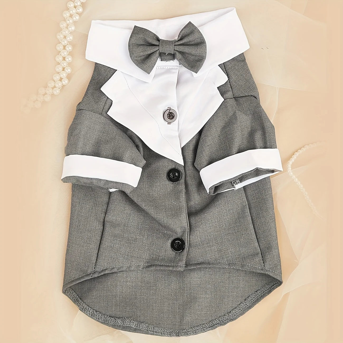 Wedding Suit With Bow