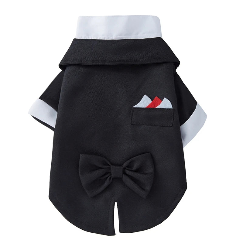 Wedding Shirt Tailcoats With Bow