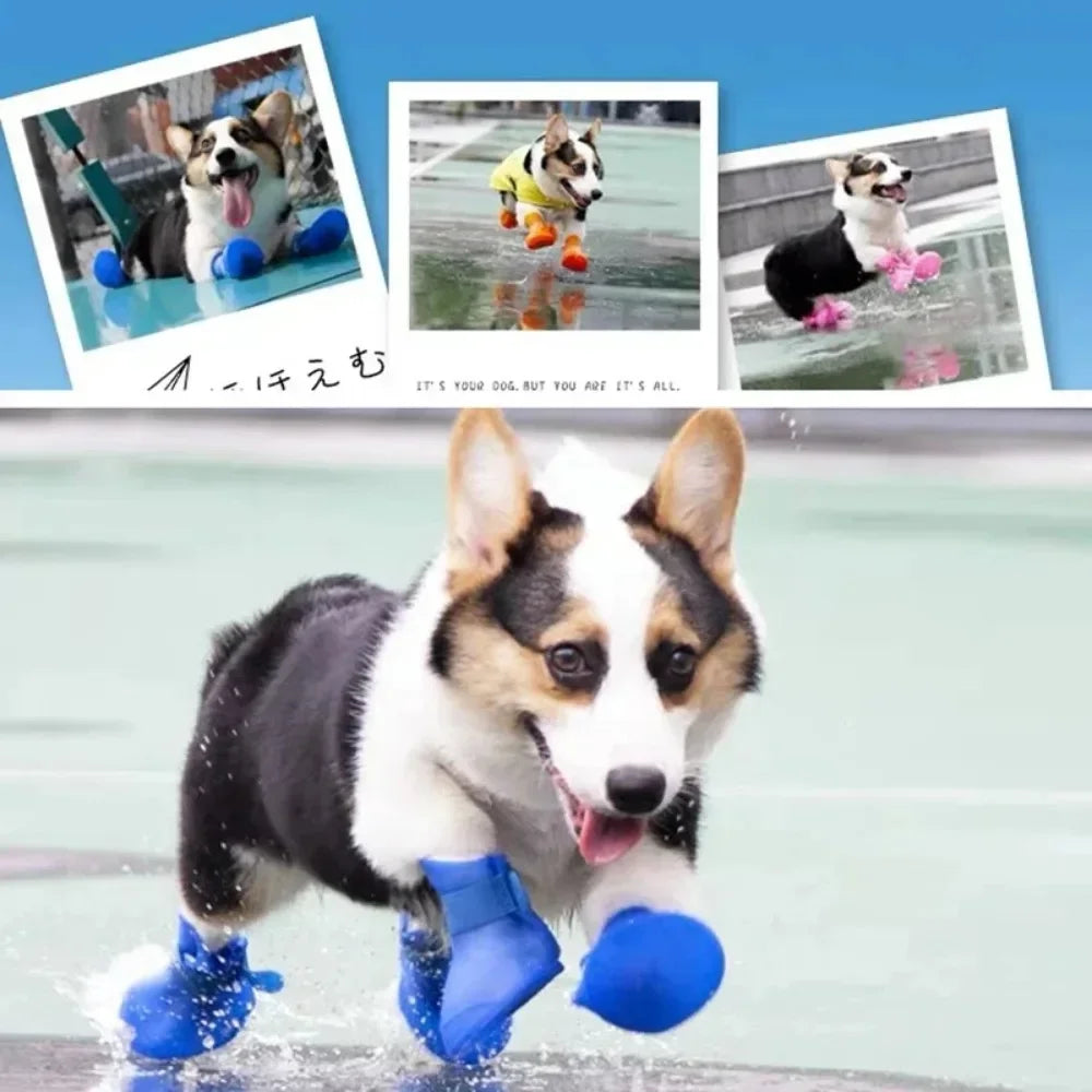 Anti-slip Rubber Rainshoe