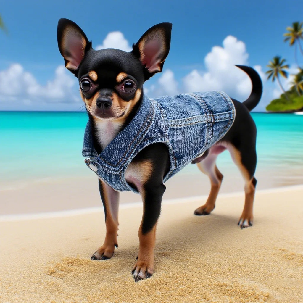 Denim Jacket for Small Dogs