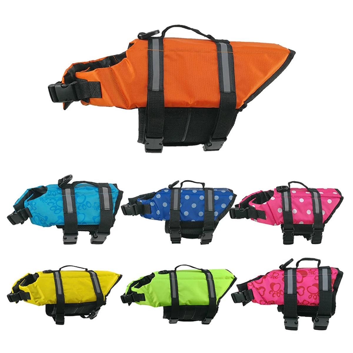 Reflective Adjustable Summer Large Dogs Life Jacket