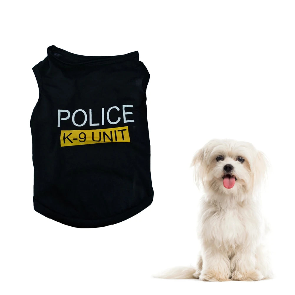 Police Vest Puppy T-shirt