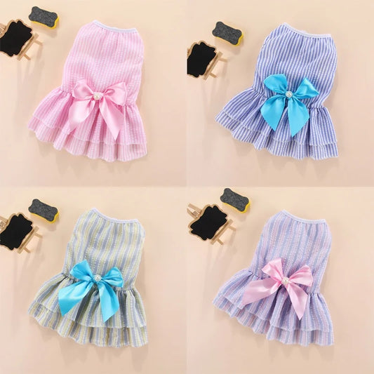 Striped Butterfly Skirt