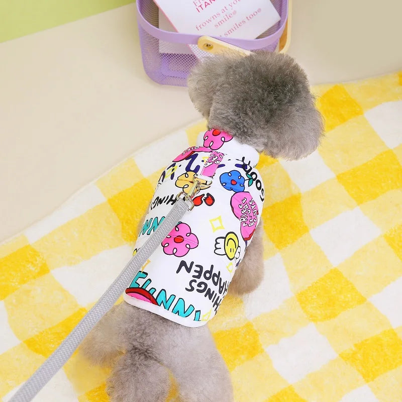 Winter Dopamine Graffiti Vest