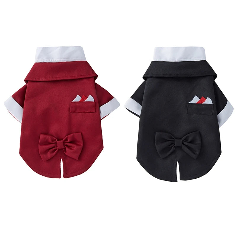 Wedding Shirt Tailcoats With Bow